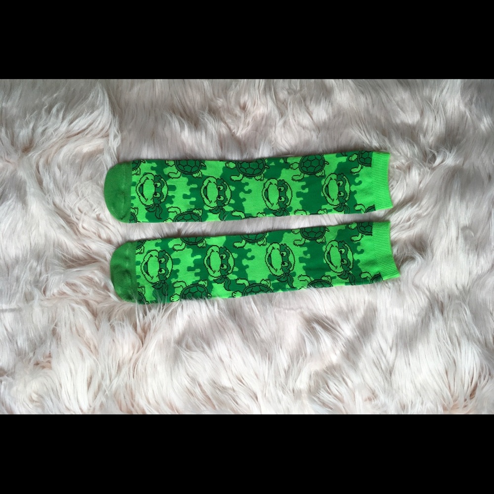NWOT Teenage Mutant Ninja Turtles socks.